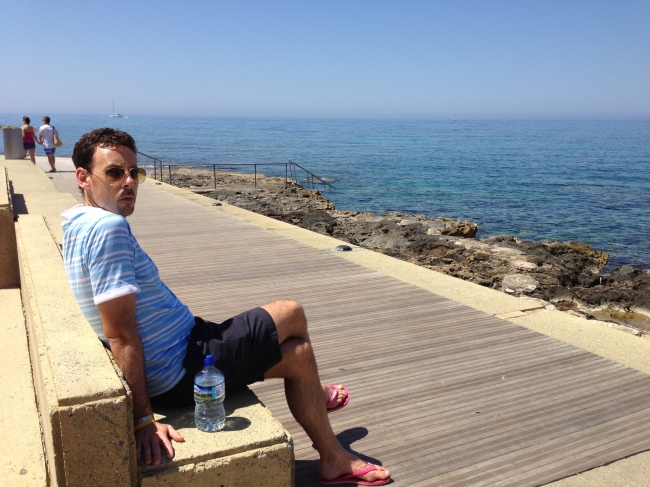 Andy Gardner at Paphos in Cyprus